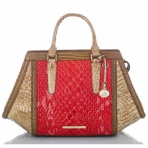 Brahmin Arden Satchel: Candy Apple